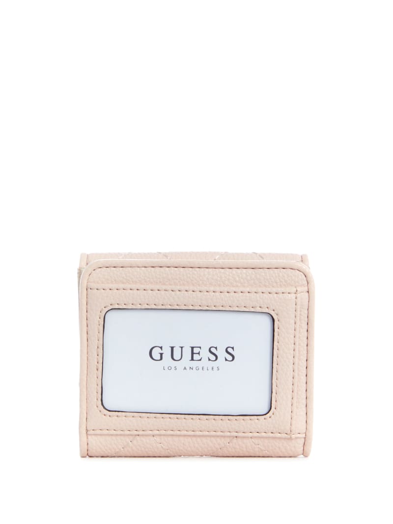 Guess Abey Card & Coin Purse Women's Wallets Pink | 4762-VEWQH