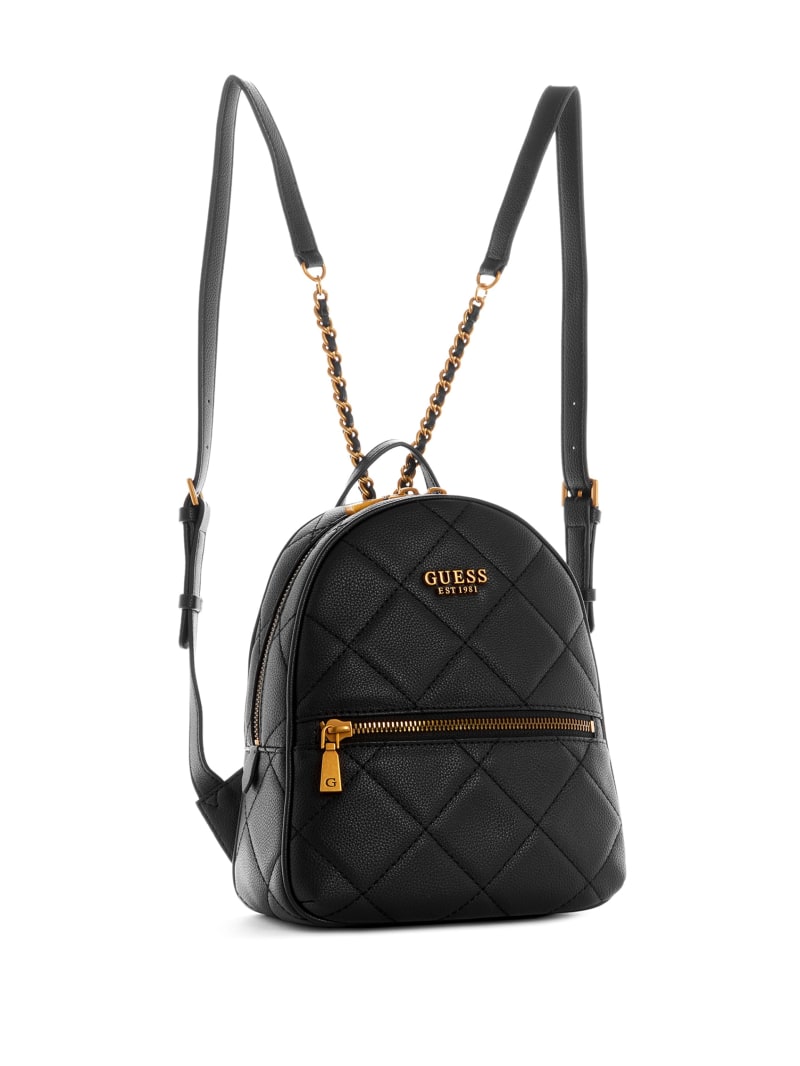 Guess Abey Quilted Women's Backpacks Black | 8956-VASCZ