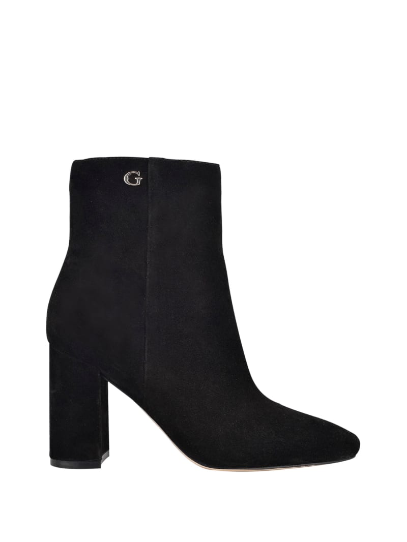 Guess Adelia Faux-Suede Women's Boots Black | 9816-LWPSU