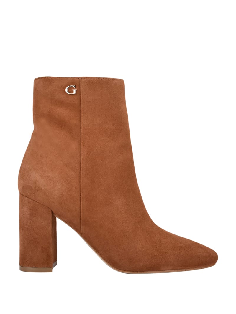 Guess Adelia Faux-Suede Women's Boots Brown | 0946-SDUMR