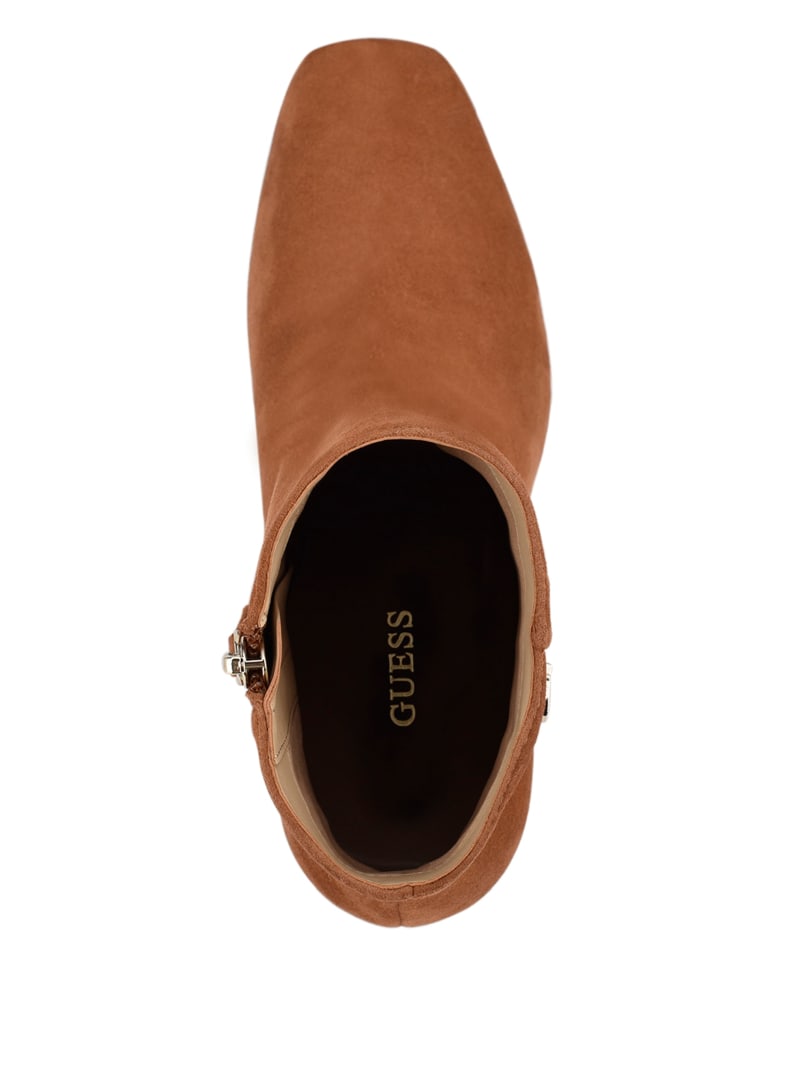 Guess Adelia Faux-Suede Women's Boots Brown | 0946-SDUMR