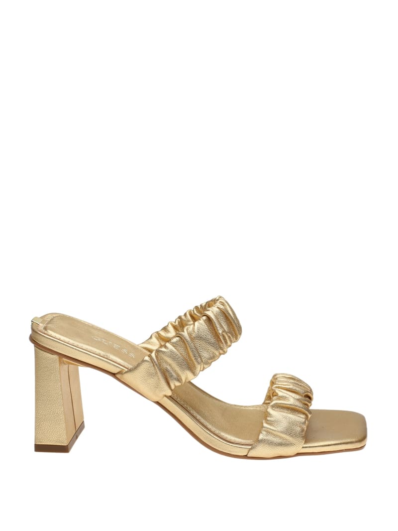 Guess Aindrea Women's Heels Gold | 4965-JGSTL