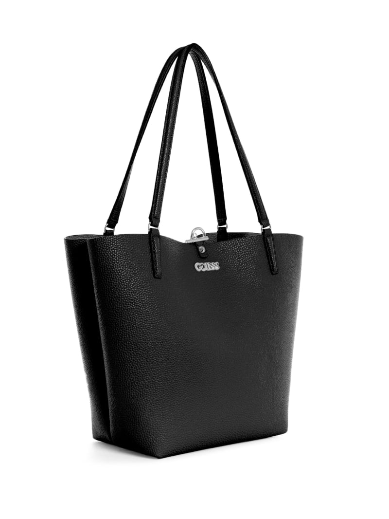 Guess Alby Toggle Women's Tote Bags Black | 0397-QMOXB