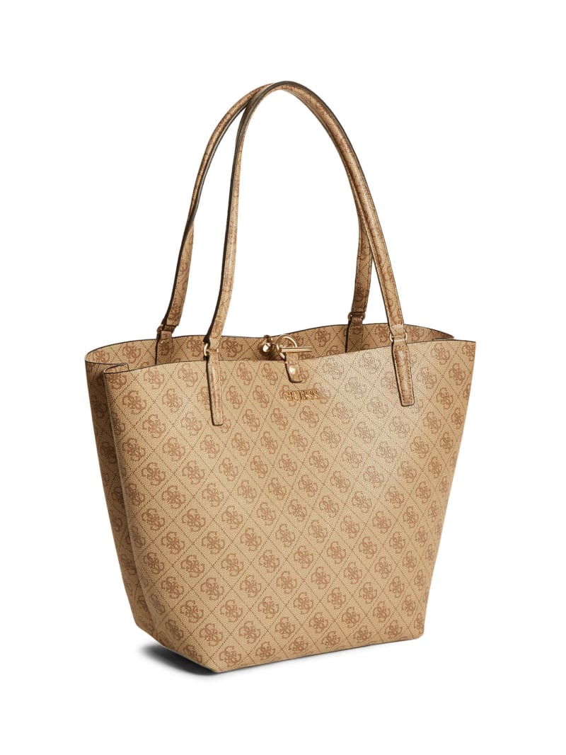 Guess Alby Toggle Women's Tote Bags Brown | 6831-QDRBF