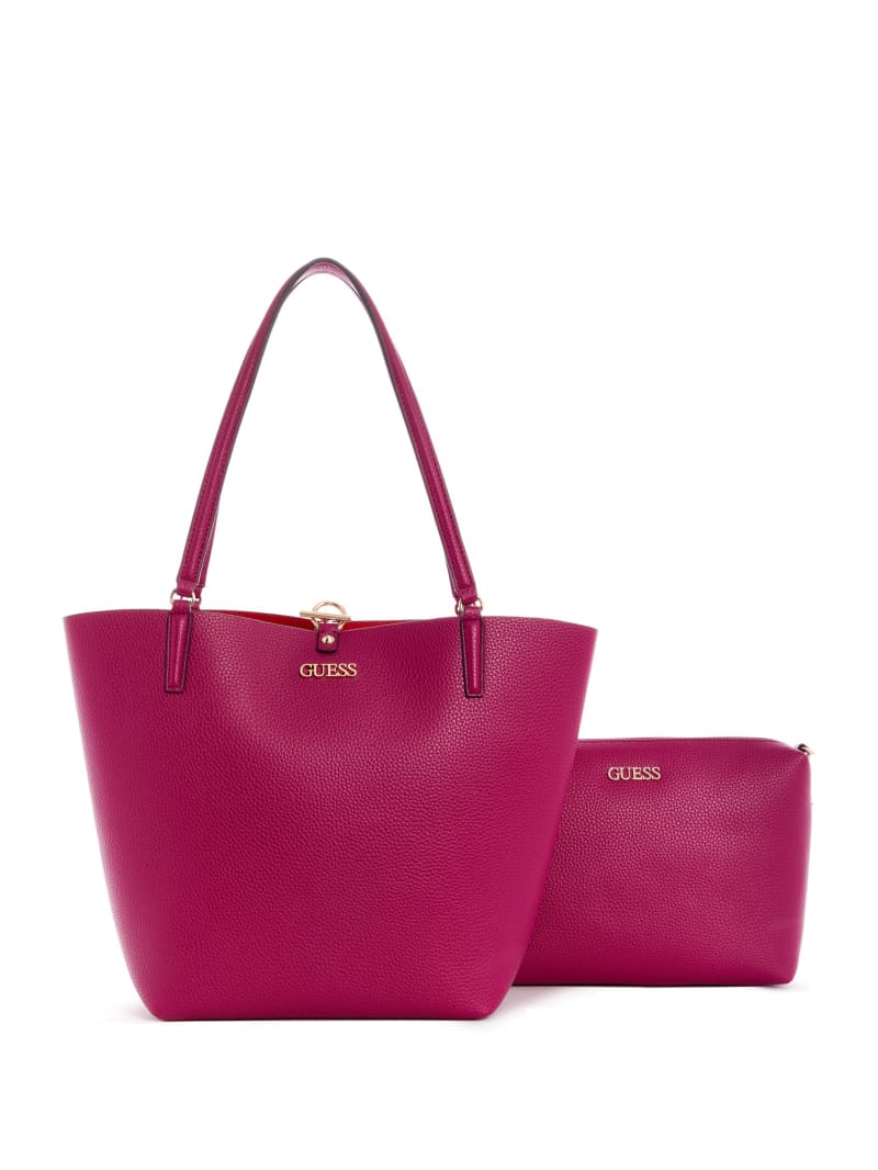 Guess Alby Toggle Women's Tote Bags Fuchsia | 0467-FQULT