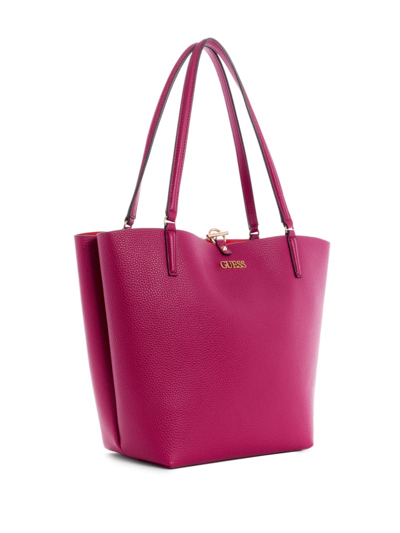 Guess Alby Toggle Women's Tote Bags Fuchsia | 0467-FQULT