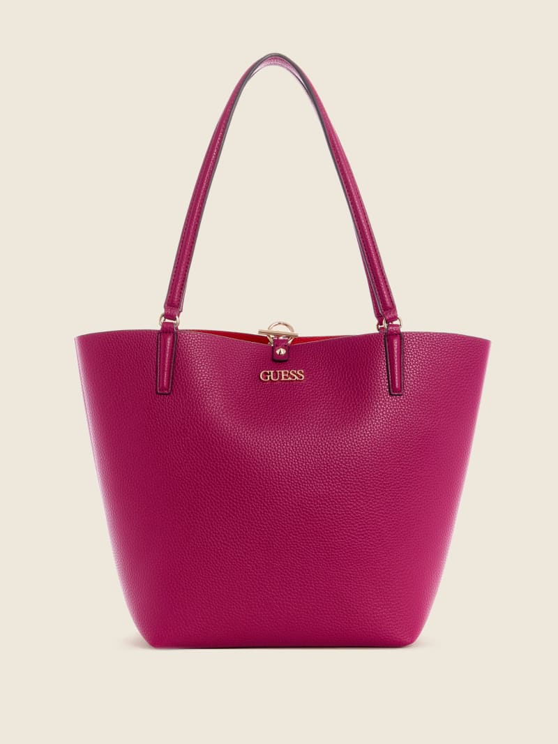 Guess Alby Toggle Women\'s Tote Bags Fuchsia | 0467-FQULT