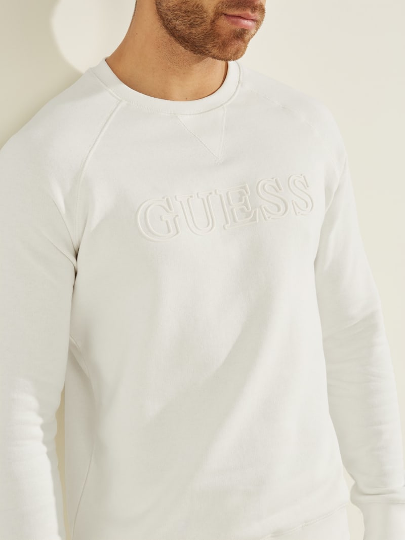 Guess Aldwin Men's Sweatshirts Grey | 5904-SFMWC