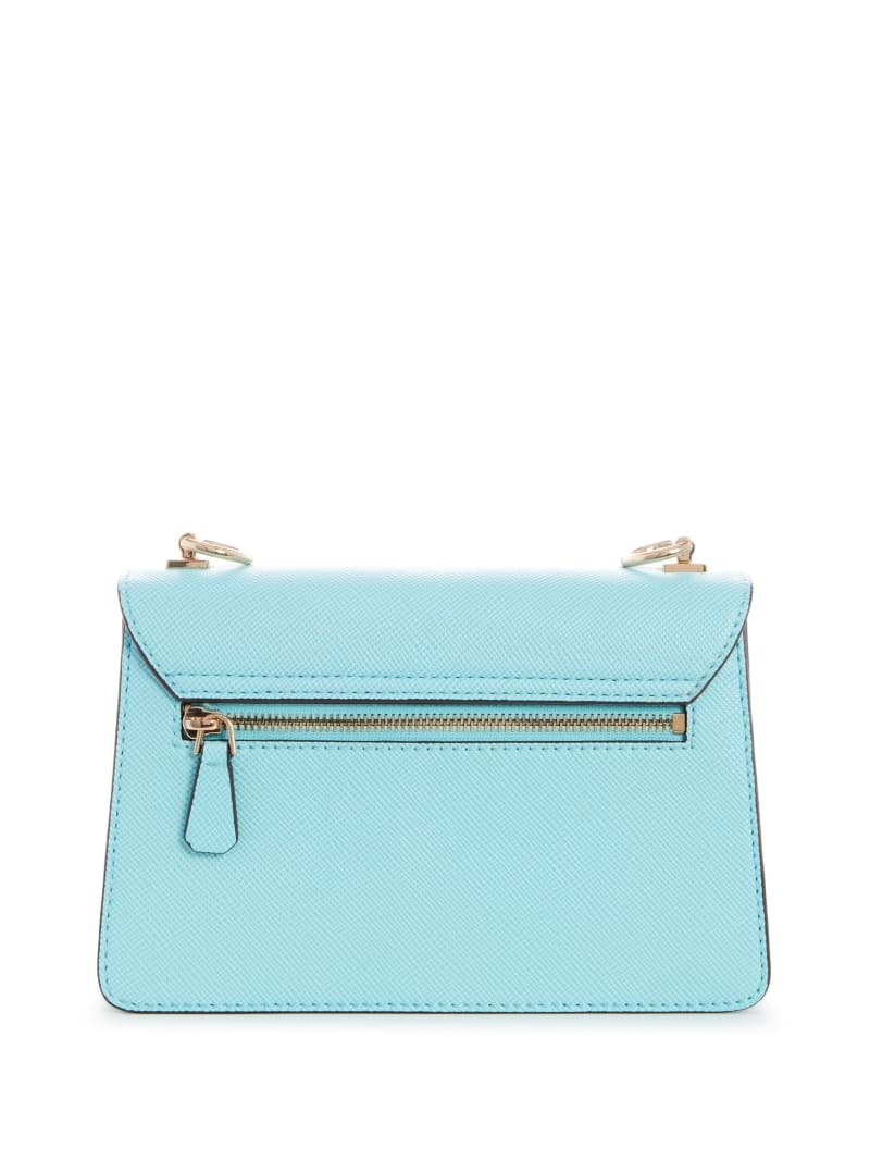 Guess Alexie Flap Women's Crossbody Bags Turquoise | 0654-HSZDF