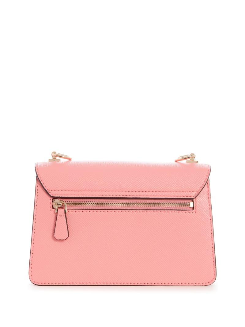 Guess Alexie Flap Women's Crossbody Bags Pink | 7452-LQARK