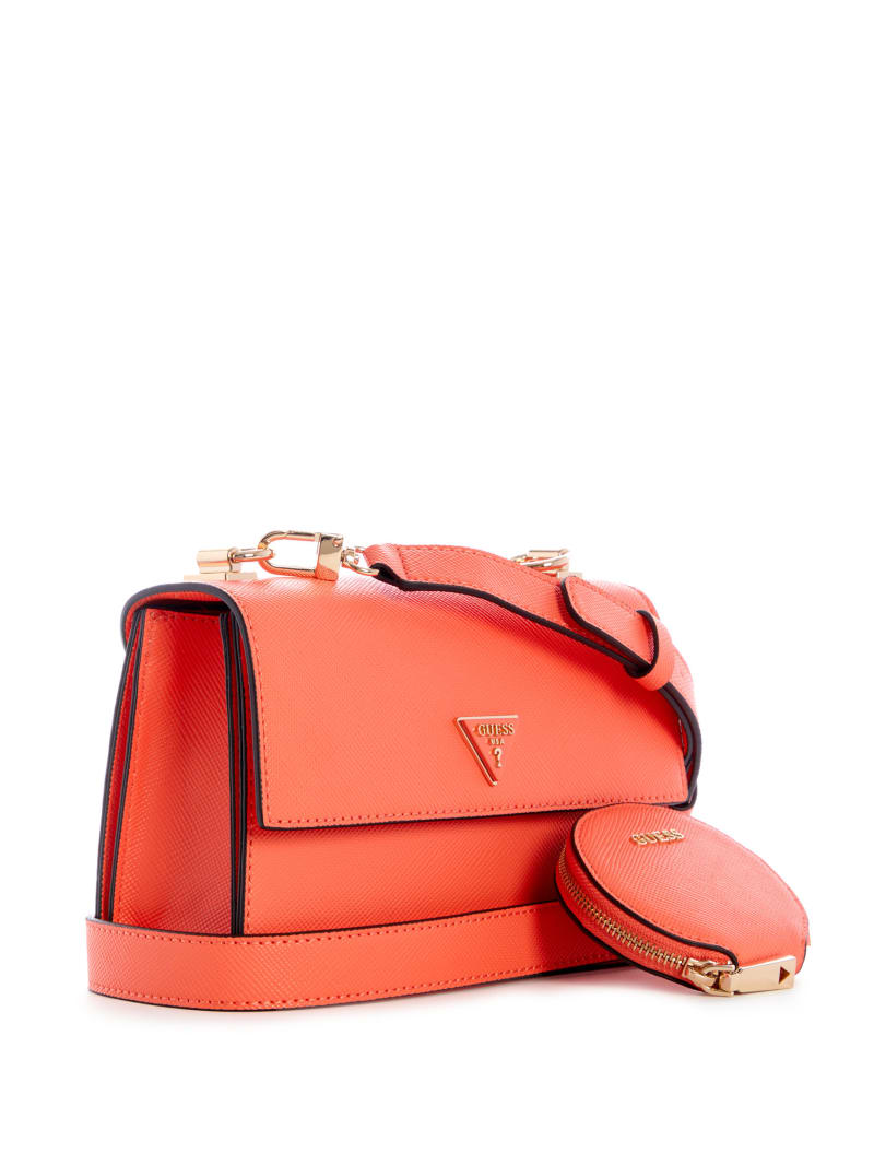 Guess Alexie Flap Women's Crossbody Bags Coral | 8469-LXRZE