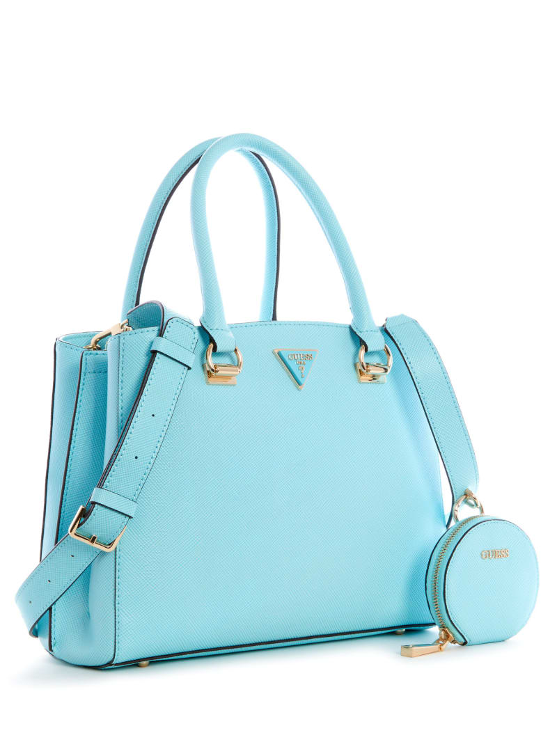 Guess Alexie Girlfriend Women's Satchel Bags Turquoise | 0268-LSCIJ