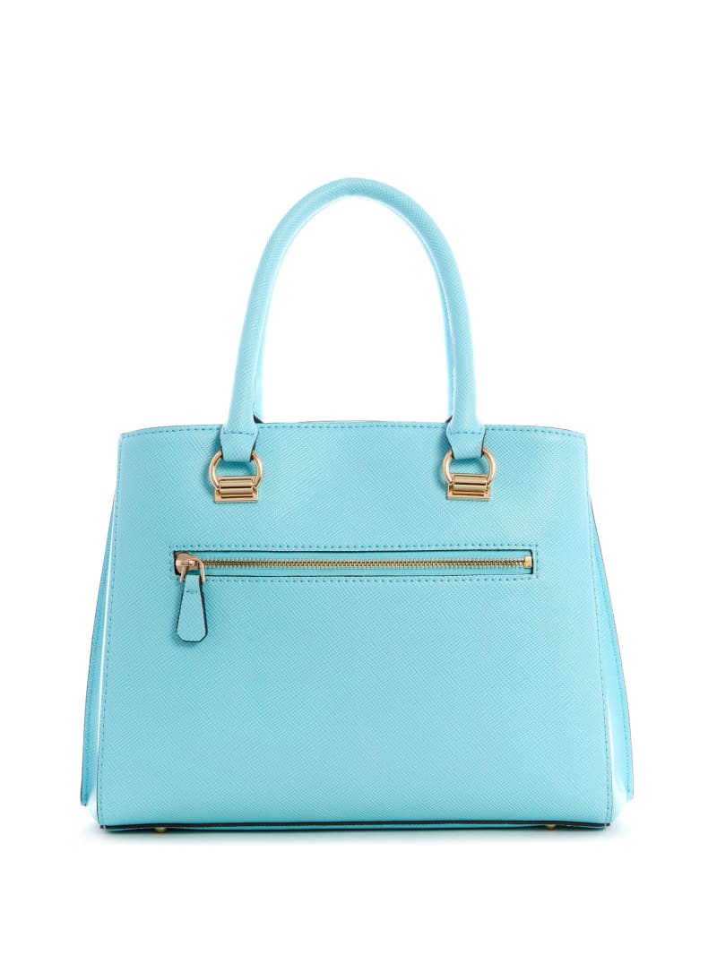 Guess Alexie Girlfriend Women's Satchel Bags Turquoise | 0268-LSCIJ