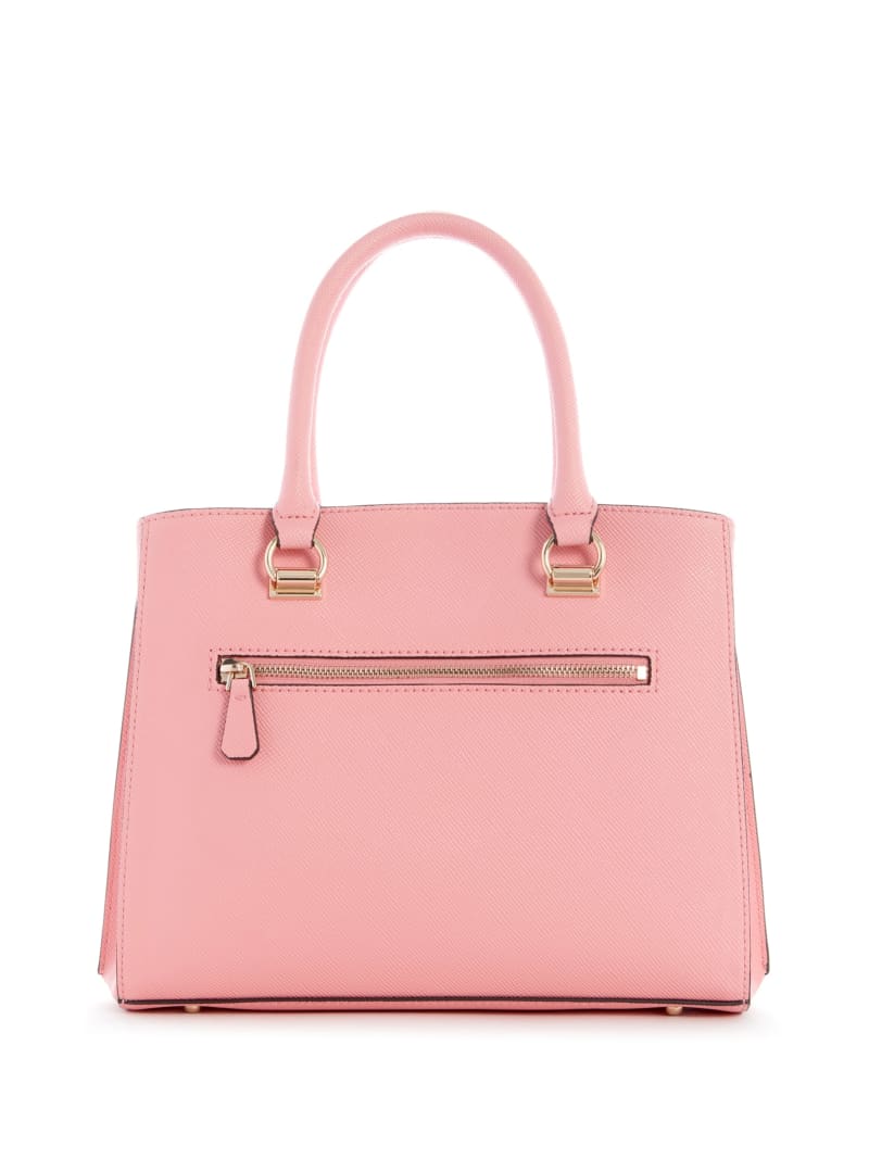 Guess Alexie Girlfriend Women's Satchel Bags Pink | 1783-WGZVR