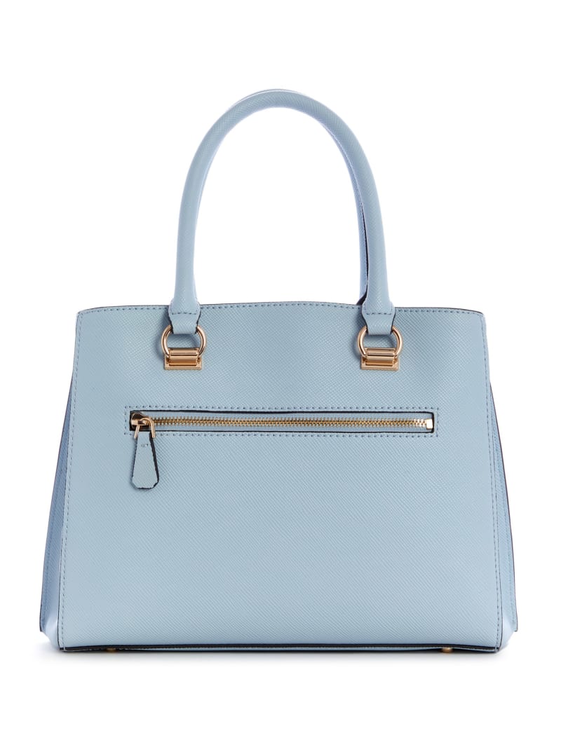 Guess Alexie Girlfriend Women's Satchel Bags Blue | 5476-QJODW