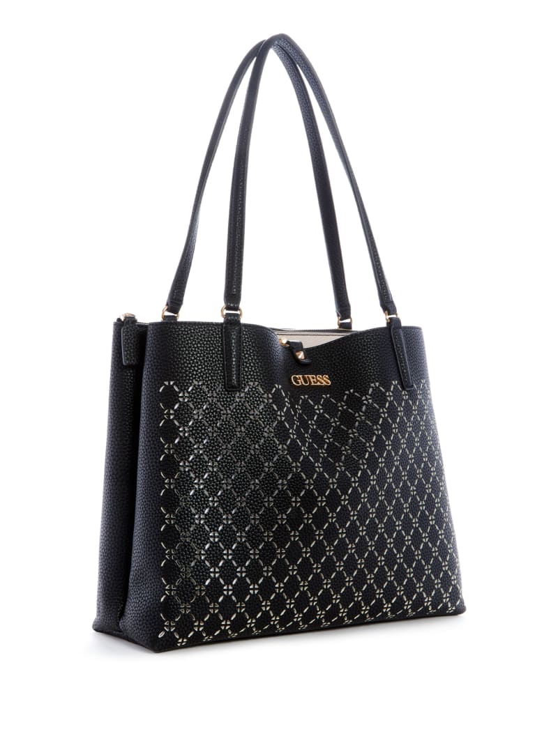 Guess Amara Society Women's Tote Bags Black | 7540-GEWCD