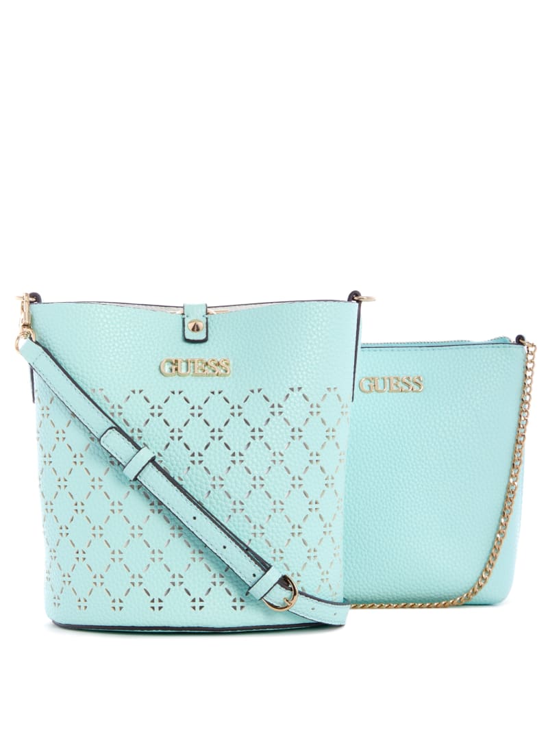 Guess Amara Women's Tote Bags Turquoise | 8370-BDFTV