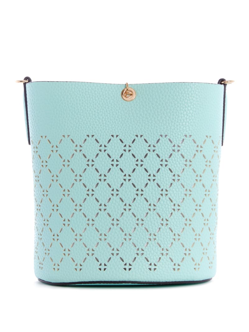 Guess Amara Women's Tote Bags Turquoise | 8370-BDFTV