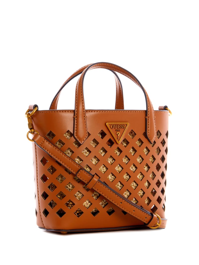 Guess Aqua Women's Mini Bag Brown | 0643-HMGNP