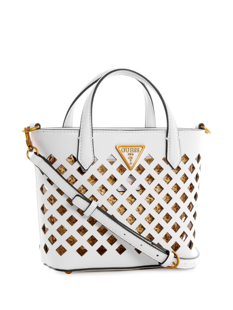 Guess Aqua Women's Mini Bag White | 4039-ETFAQ