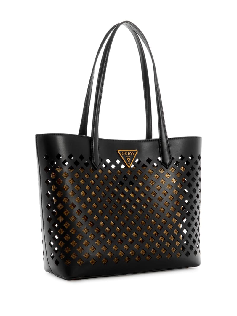 Guess Aqua Women's Tote Bags Black | 5078-PKOTV