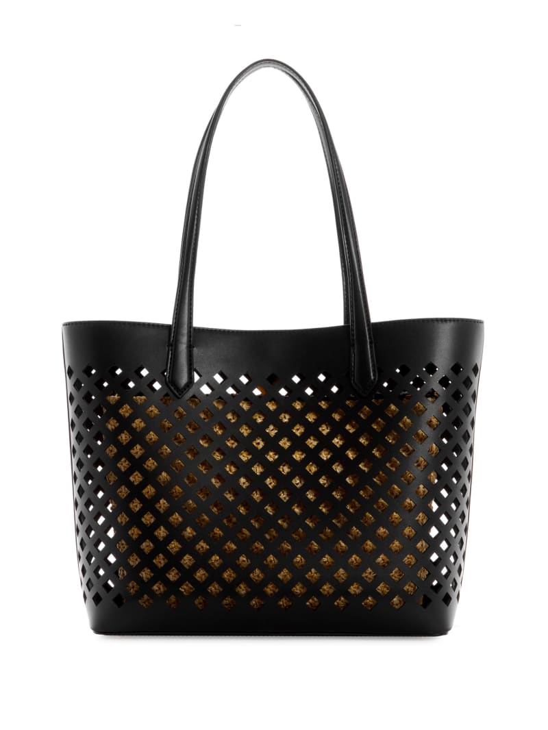 Guess Aqua Women's Tote Bags Black | 5078-PKOTV