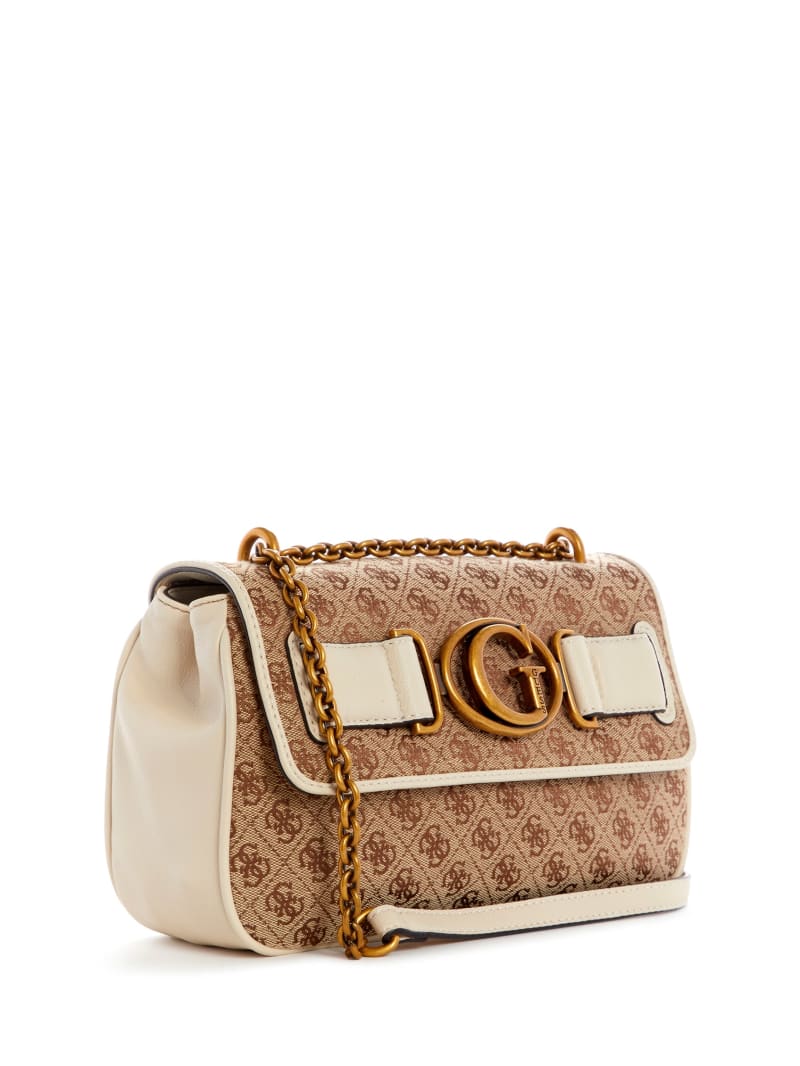 Guess Aviana Convertible Women's Crossbody Bags Brown | 2519-BWZMS