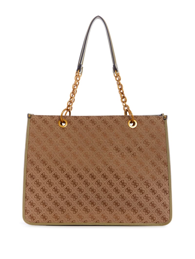 Guess Aviana Women's Tote Bags Brown | 5904-YDICN