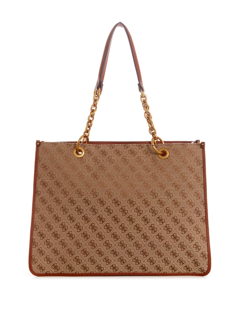 Guess Aviana Women's Tote Bags Brown | 7612-UTGQP