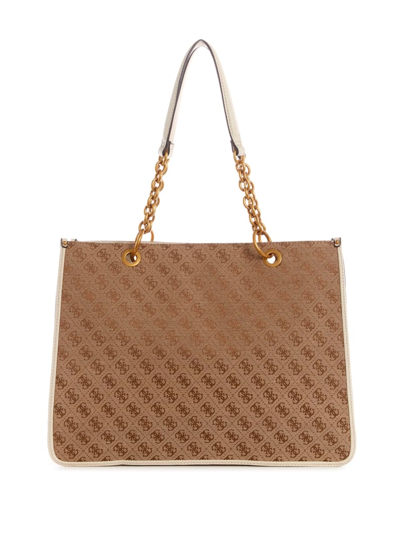 Guess Aviana Women's Tote Bags Brown | 9312-YAJZQ