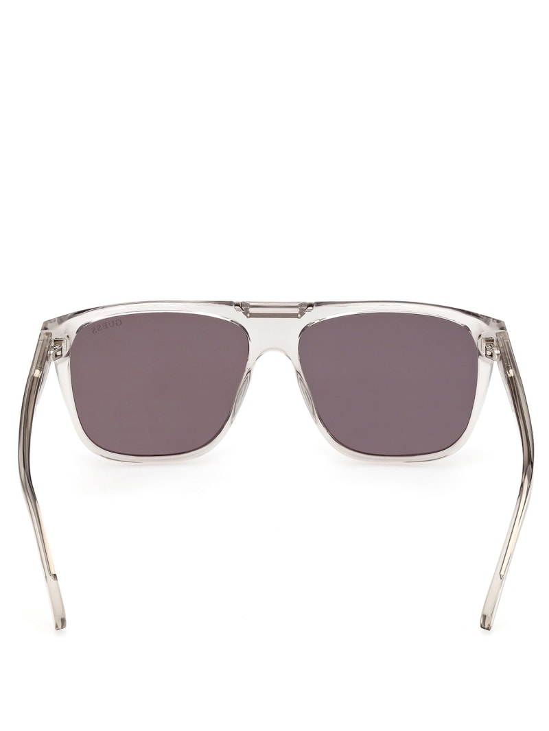 Guess Aviator Men's Sunglasses Grey | 6581-SNJCR