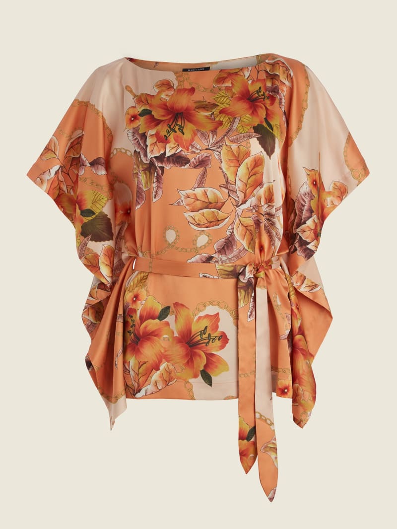 Guess Baja Beach Kimono Women's Tops Flower | 5147-TYVSX