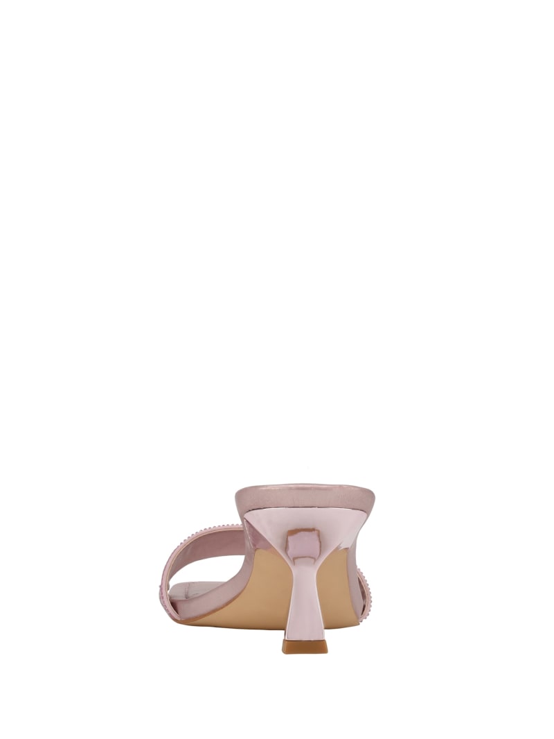 Guess Betiane Logo Kitten Women's Sandals Pink | 5937-UQKVI