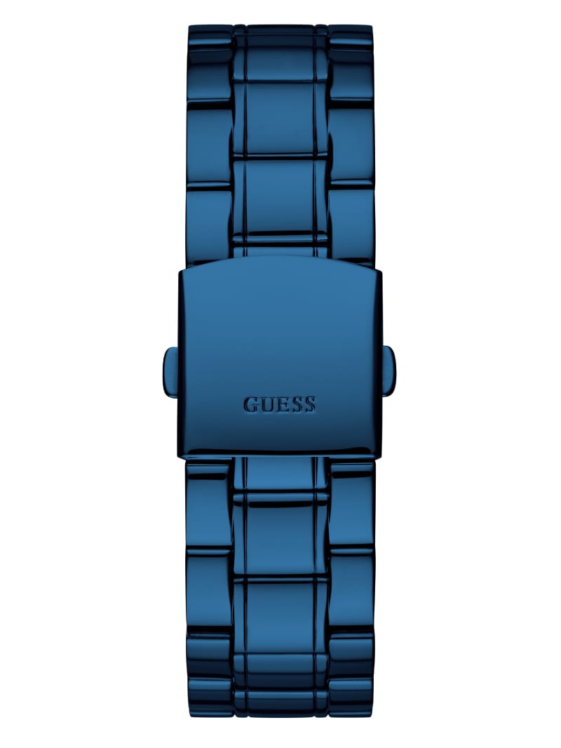 Guess Blue Diamond Analog Men's Watches Blue | 3567-MJGNE