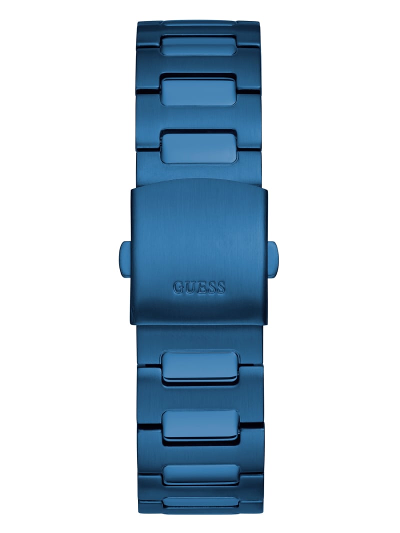 Guess Blue Multifunction Men's Watches Blue | 0692-DKOTZ