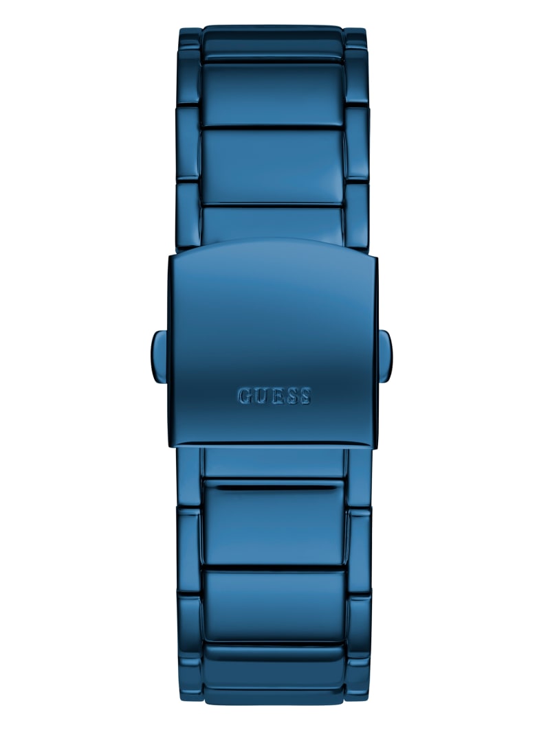 Guess Blue and Diamond Analog Men's Watches Blue | 1257-CJBTY