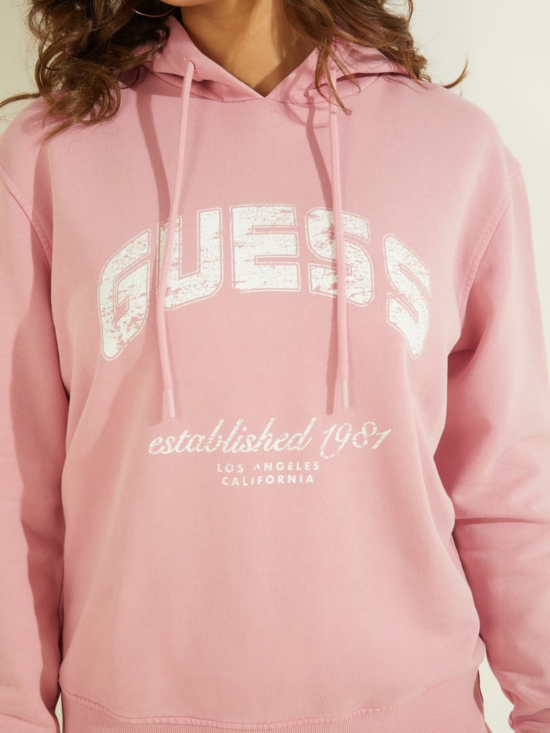 Guess Bryony Women's Hoodie Pink | 4326-ZBGFA