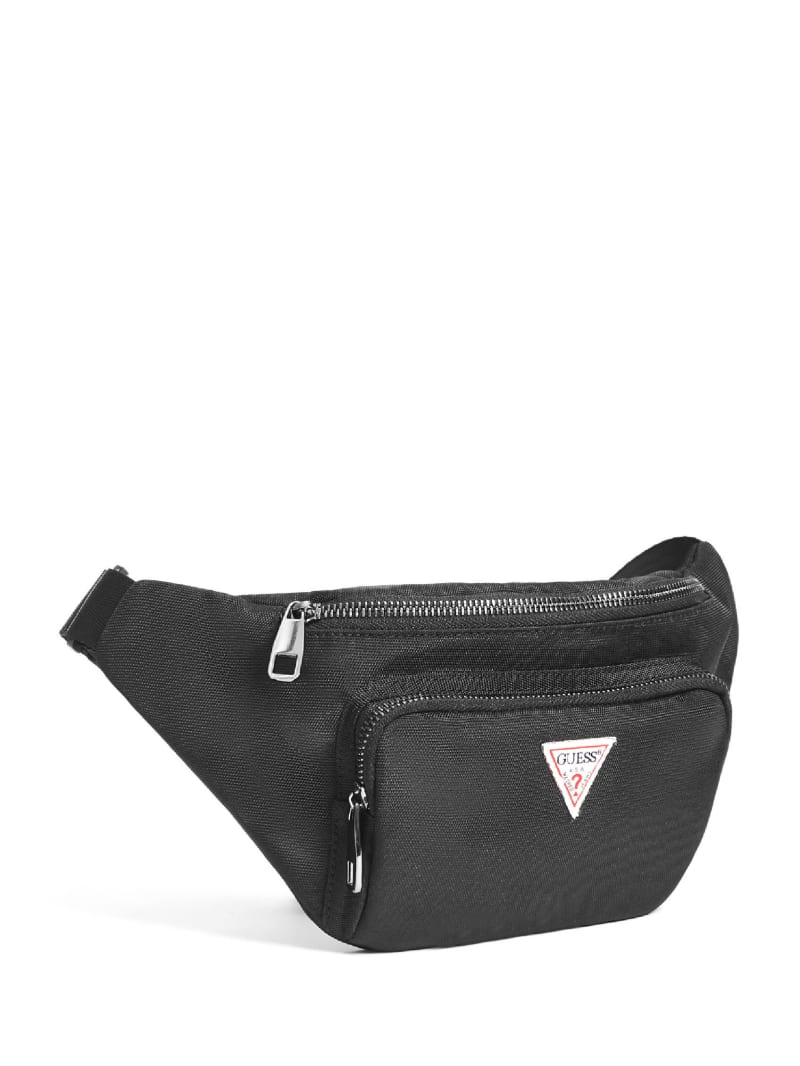 Guess Canvas Fanny Pack Men's Bags Black | 4580-DKINX