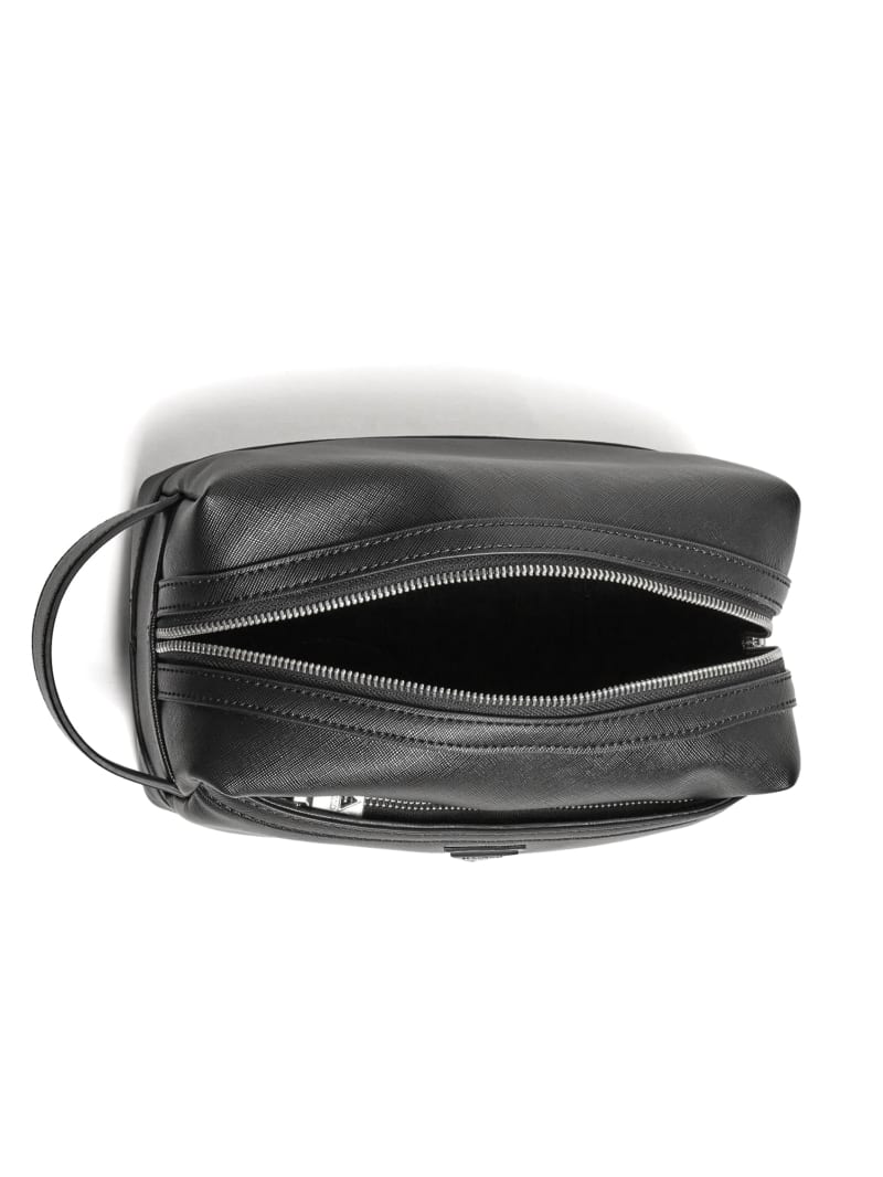 Guess Certosa Smart Toiletries Case Women's Wallets Black | 9130-AMVPD