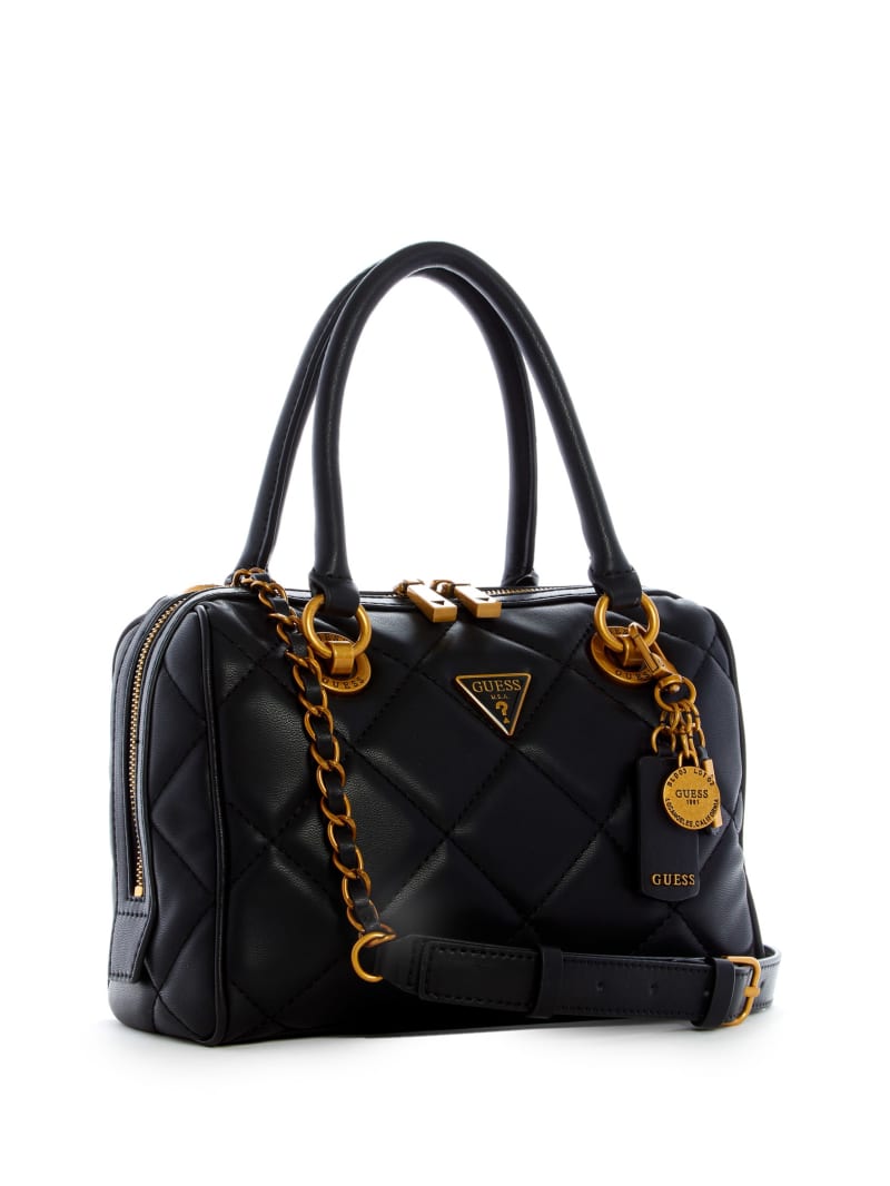 Guess Cessily Box Women's Satchel Bags Black | 3940-CJRWB