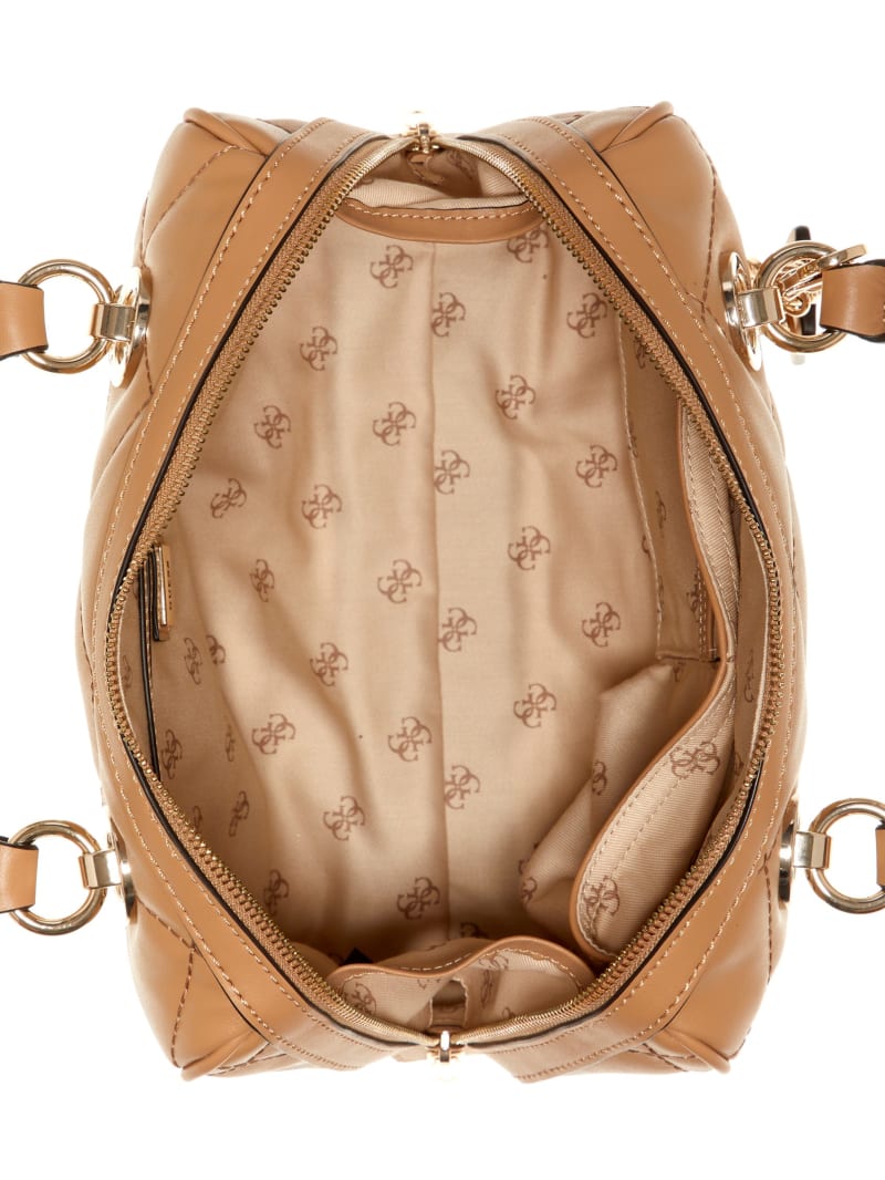 Guess Cessily Box Women's Satchel Bags Beige | 9358-HIFYJ