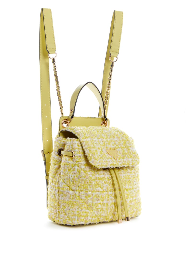 Guess Cessily Flap Women's Backpacks Light Gold | 2039-EJNUW