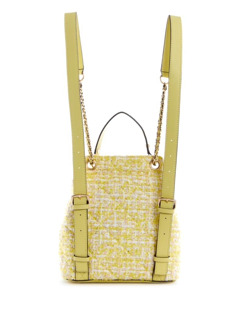 Guess Cessily Flap Women's Backpacks Light Gold | 2039-EJNUW