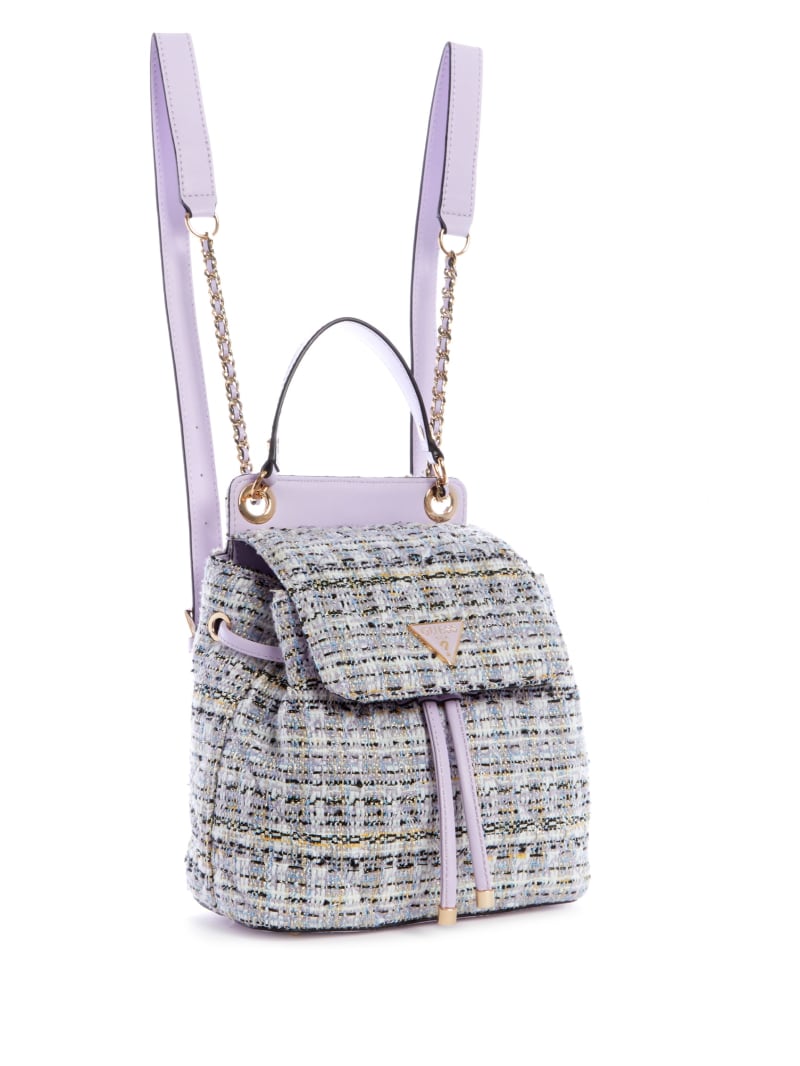 Guess Cessily Flap Women's Backpacks Purple | 0235-PLZQV