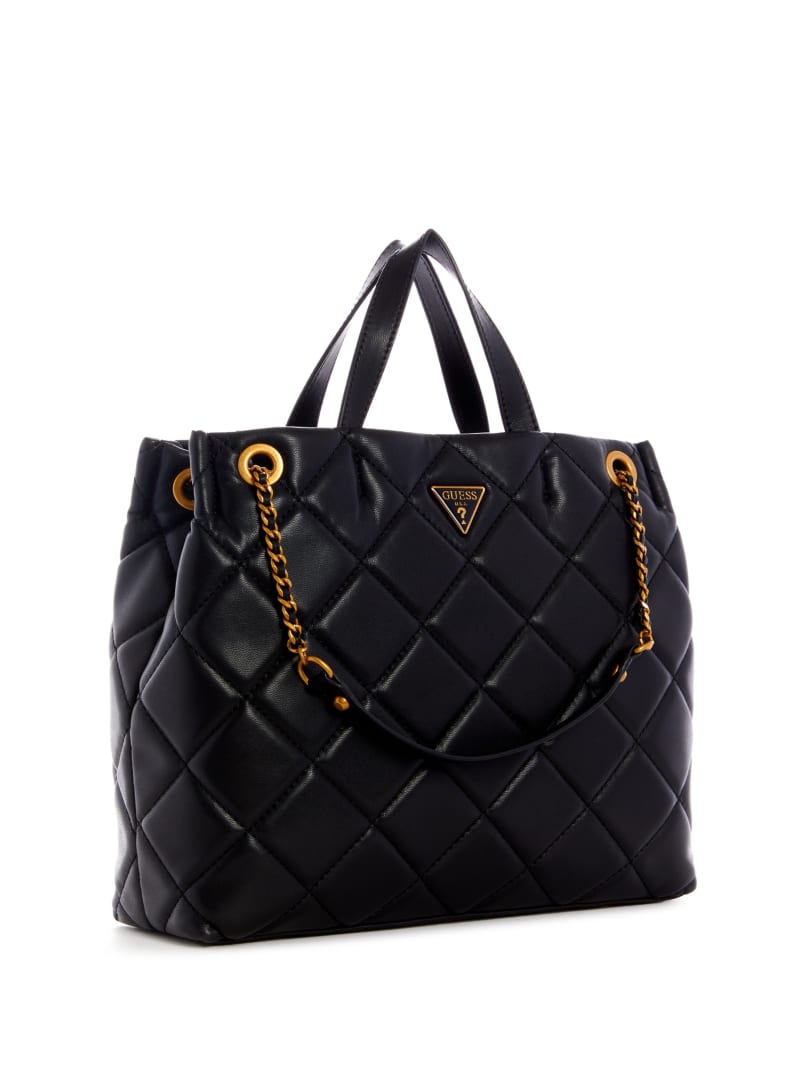 Guess Cessily Girlfriend Women's Tote Bags Black | 4356-FYKCA