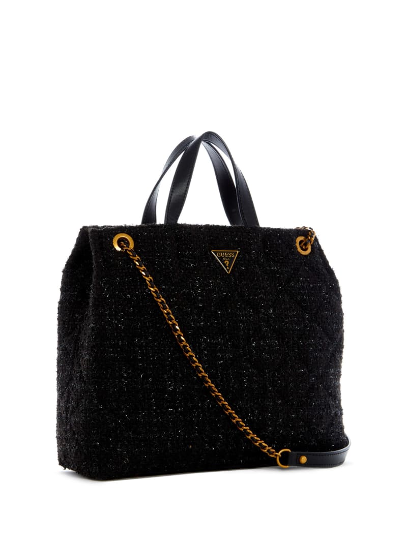 Guess Cessily Girlfriend Women's Tote Bags Black | 4587-LFDIQ