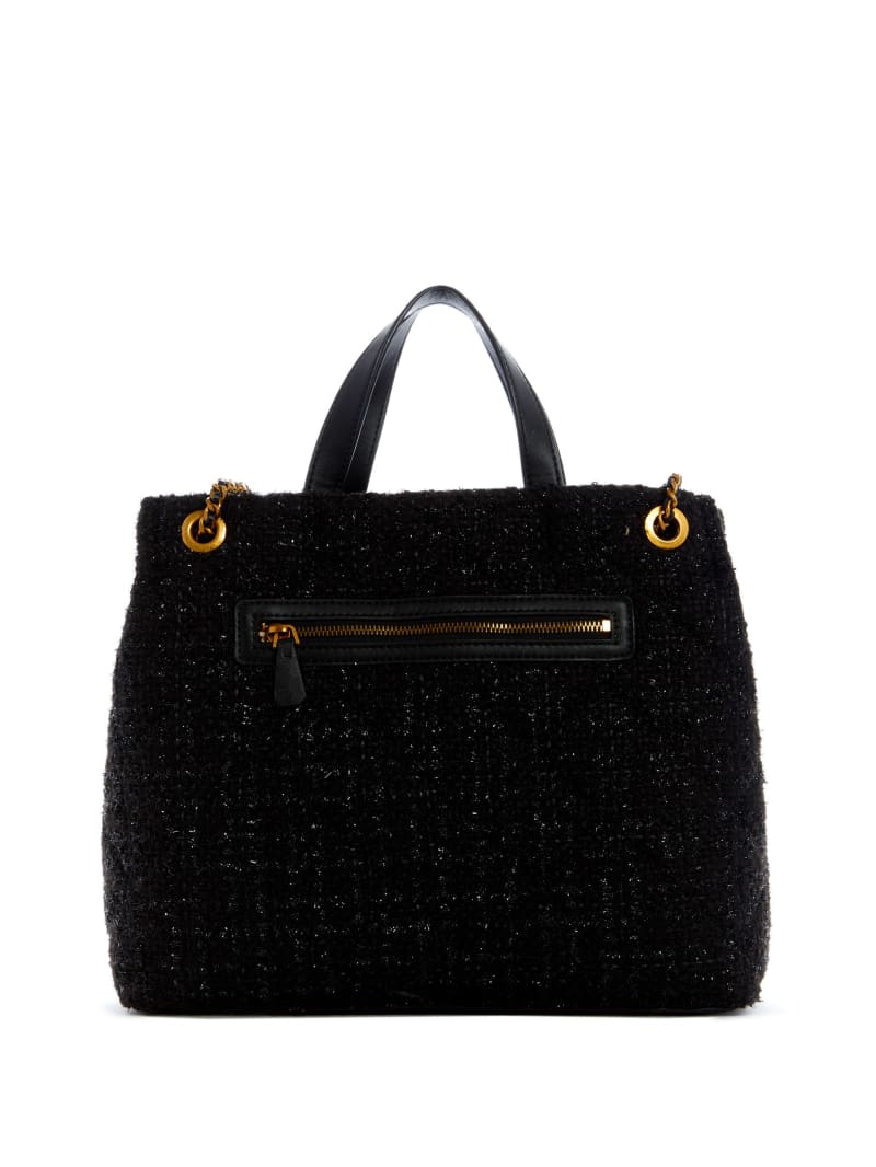 Guess Cessily Girlfriend Women's Tote Bags Black | 4587-LFDIQ