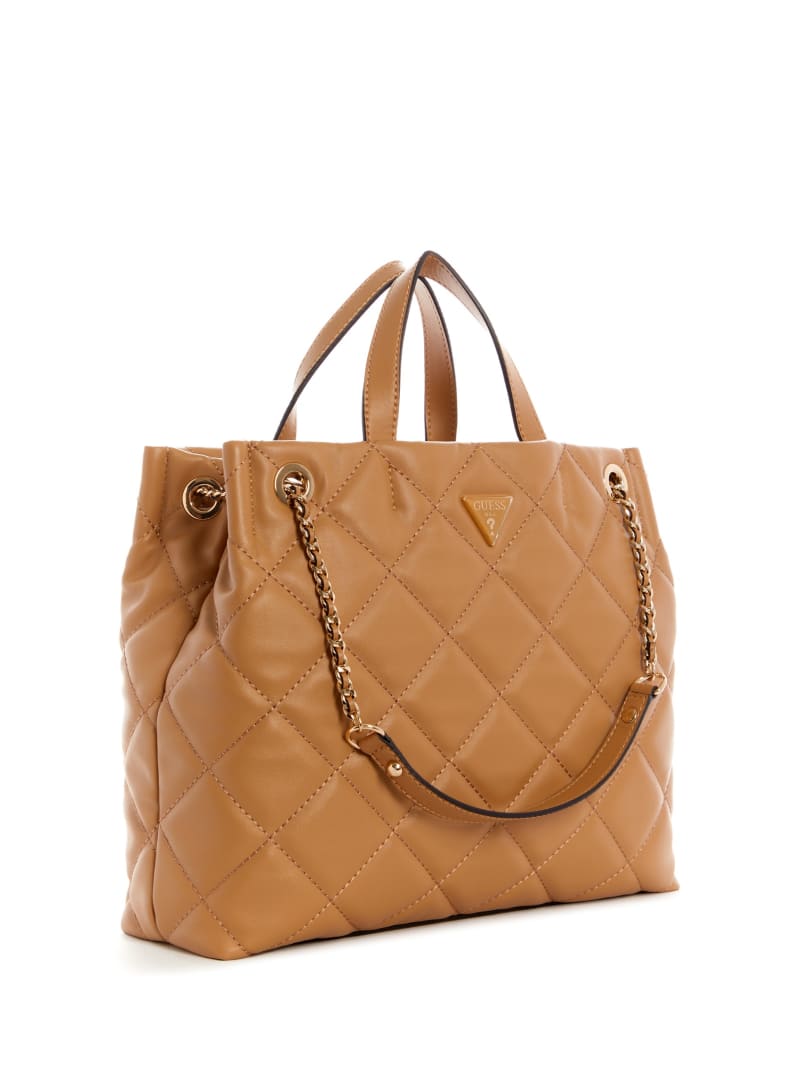 Guess Cessily Girlfriend Women's Tote Bags Beige | 9503-QDOKS