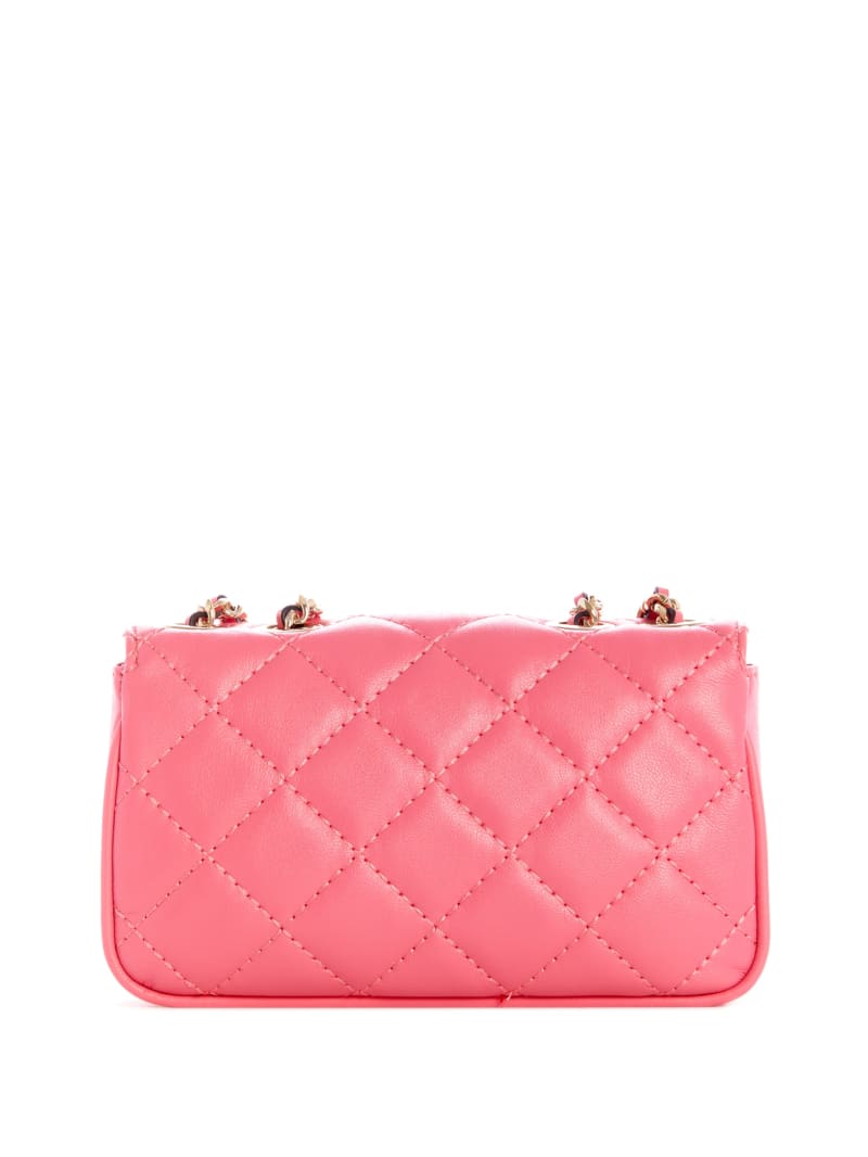 Guess Cessily Quilted Convertible Women's Mini Bag Wash | 1274-FHYRU