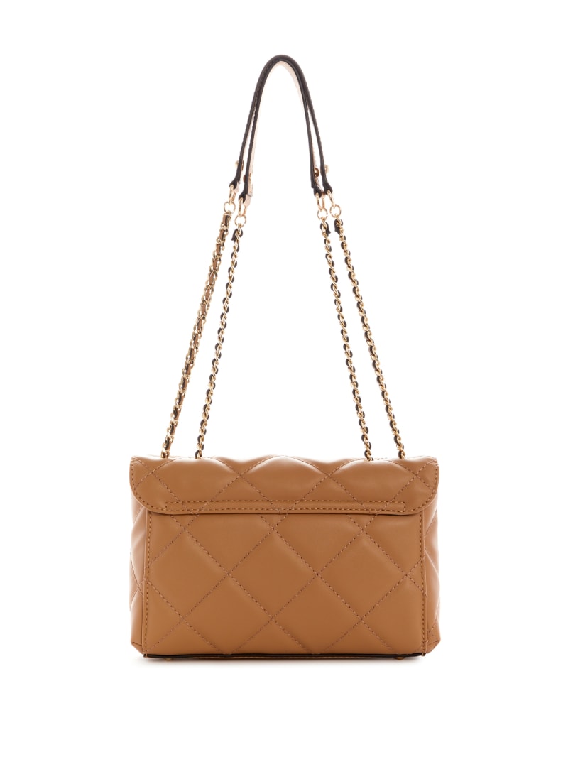 Guess Cessily Quilted Convertible Women's Crossbody Bags Beige | 6791-JPDKS